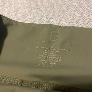 Olive green Altar’d State leggings size Large